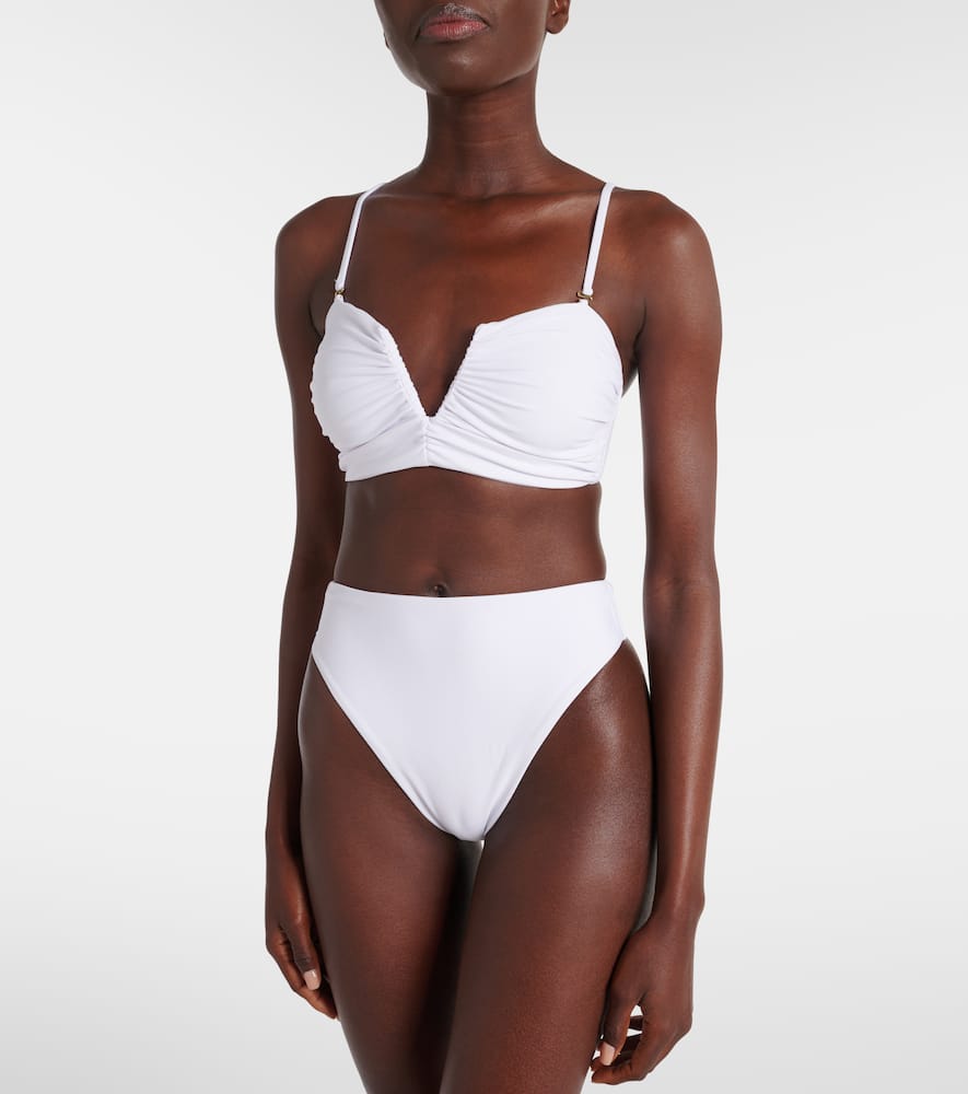 Calla ruched bikini top
