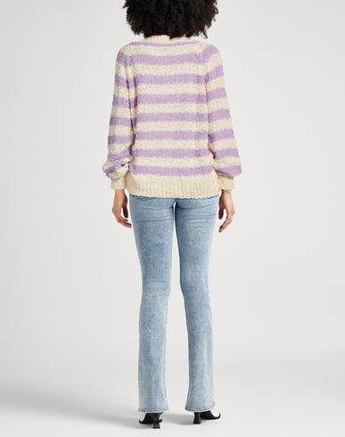 Woman Sweater Lilac Size ONESIZE Cotton, Polyamide