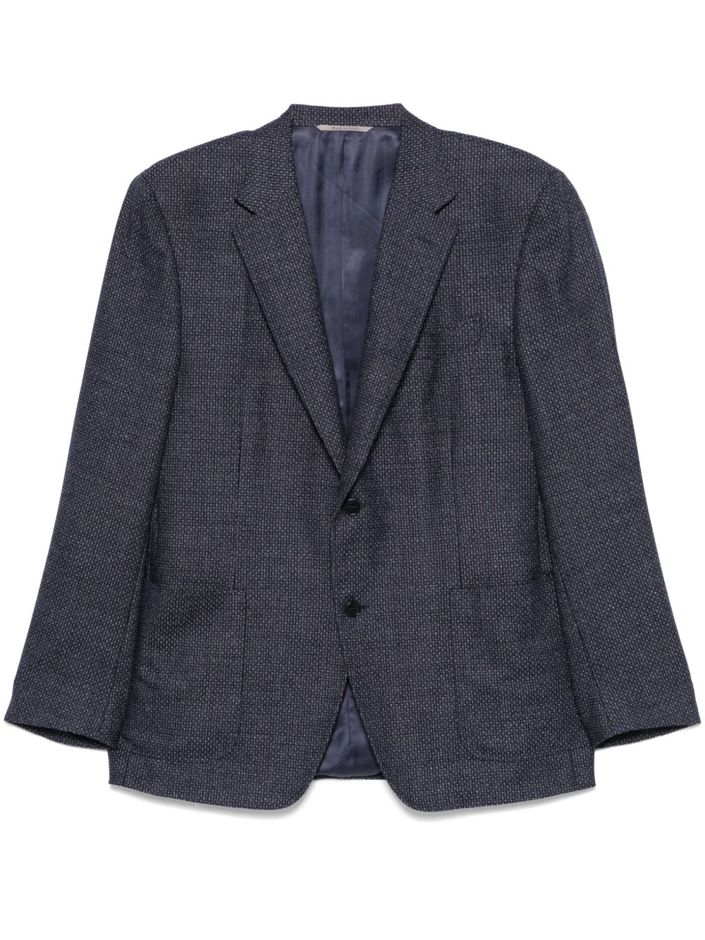 Patterned blazer - Blue