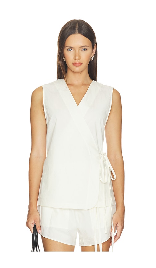 Bondi Born Kyoto Wrap Top in Cream. 0. Also , 2