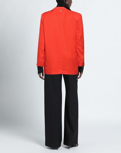 Woman Blazer Orange Size 2 Viscose