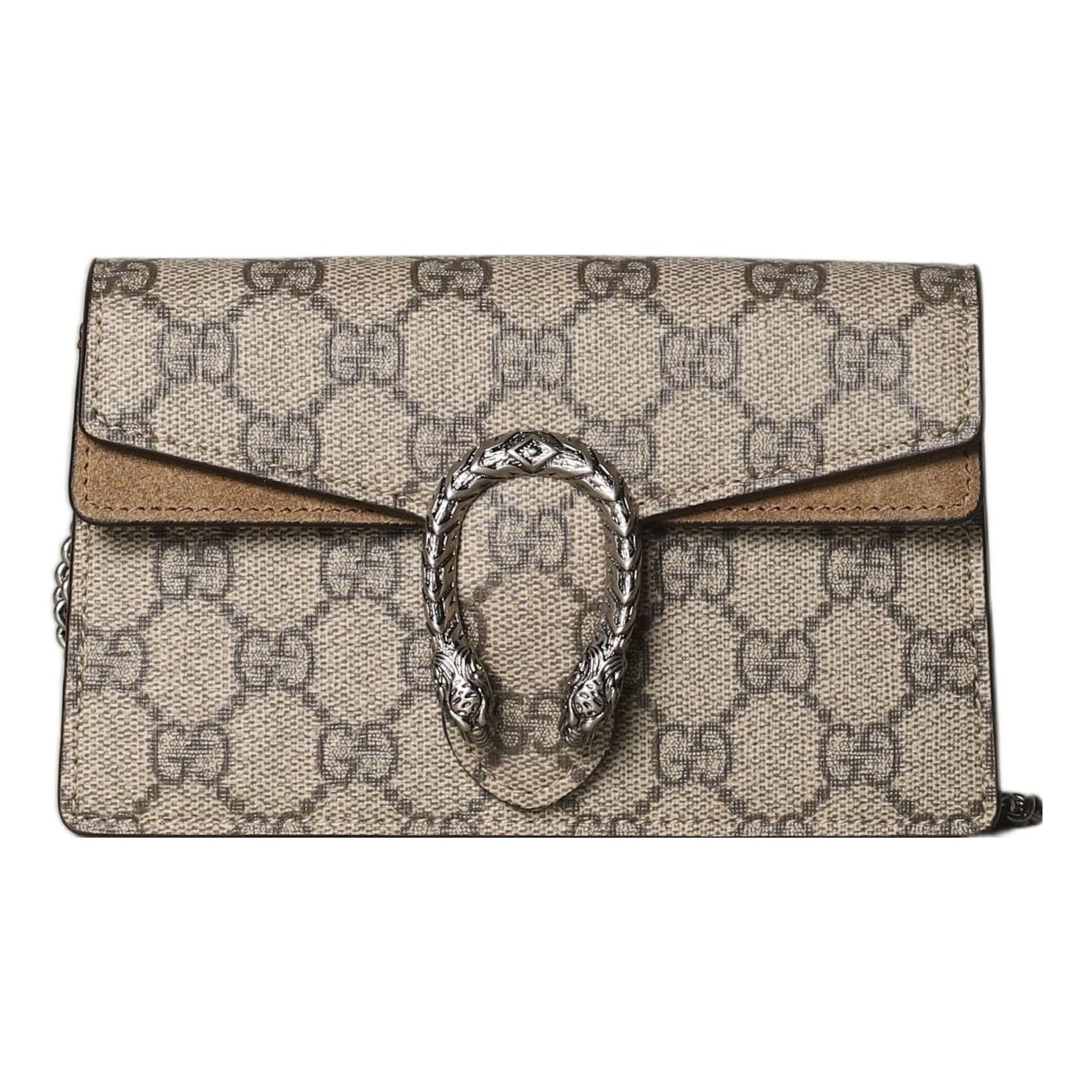 (WMNS) Dionysus GG Supreme Super Mini Bag 'Beige'