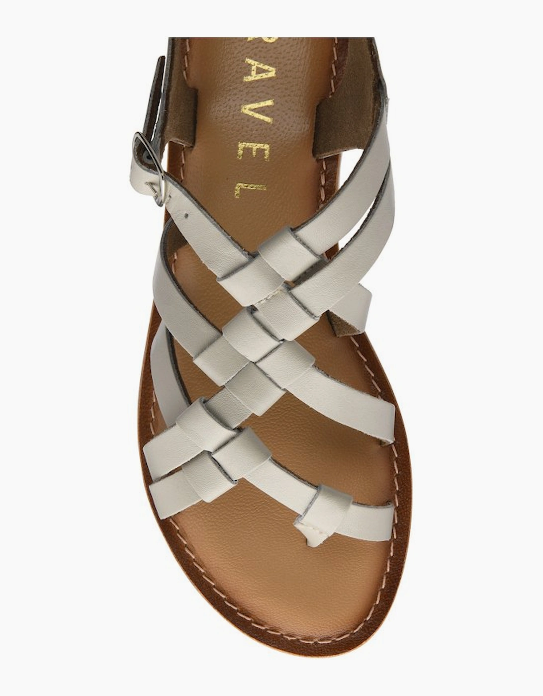 Ravel Women's Knoxe Womens Sandals - Bone White Leather