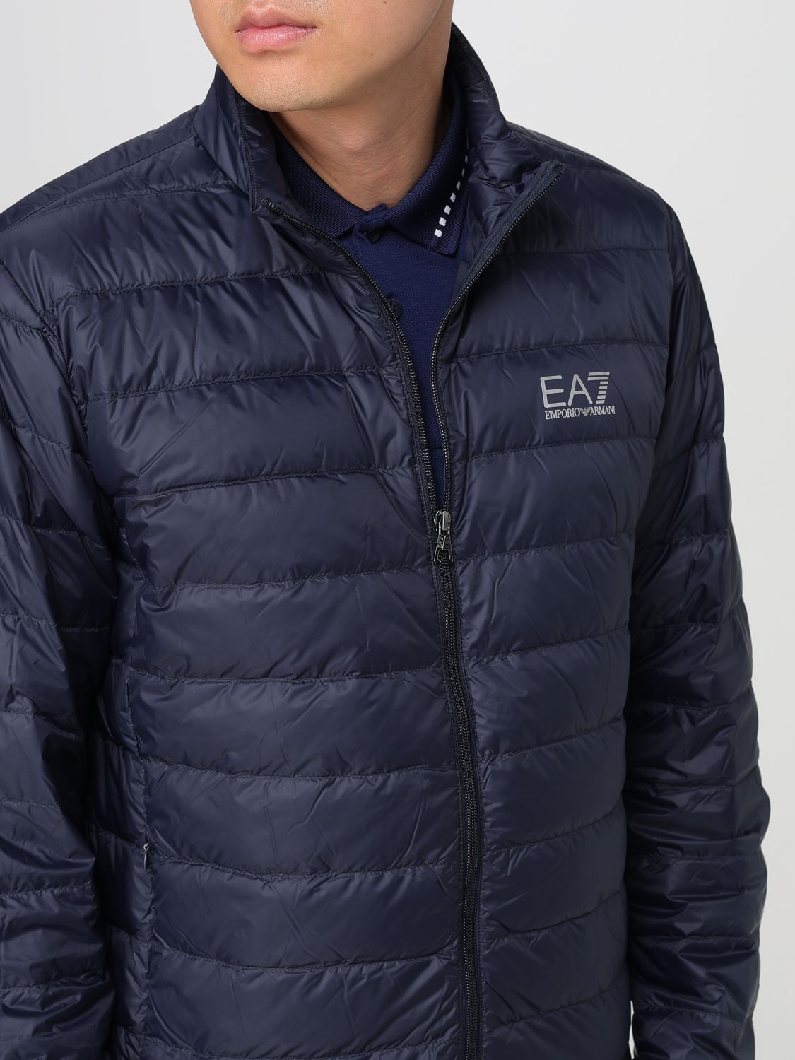 Jacket EA7 Men color Blue