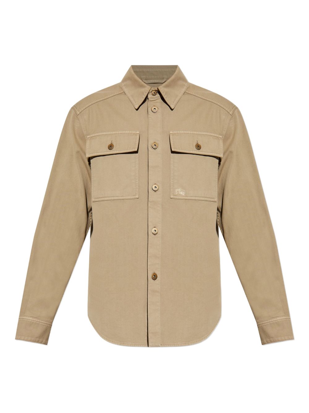 Burberry button-up utility shirt - White