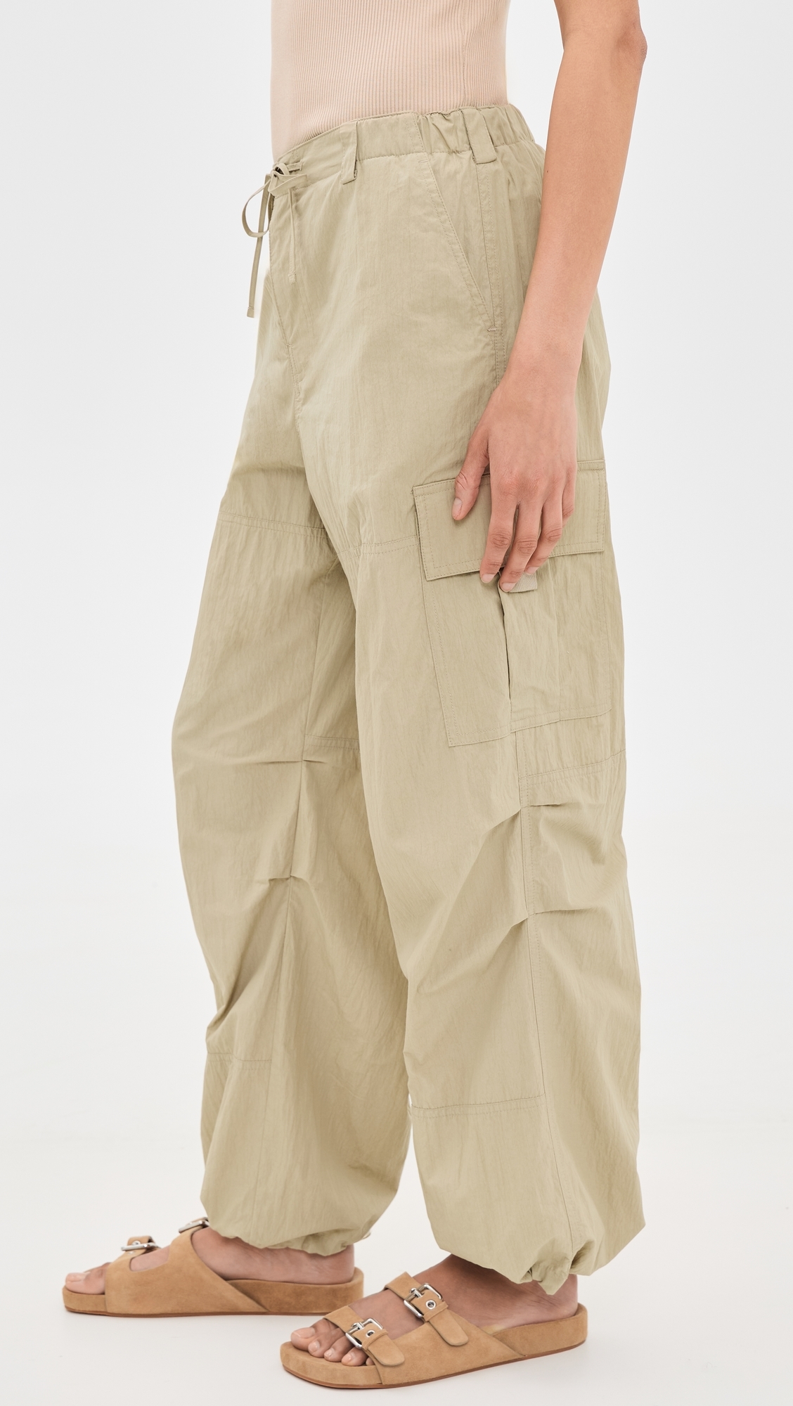 Parachute Pants Beige