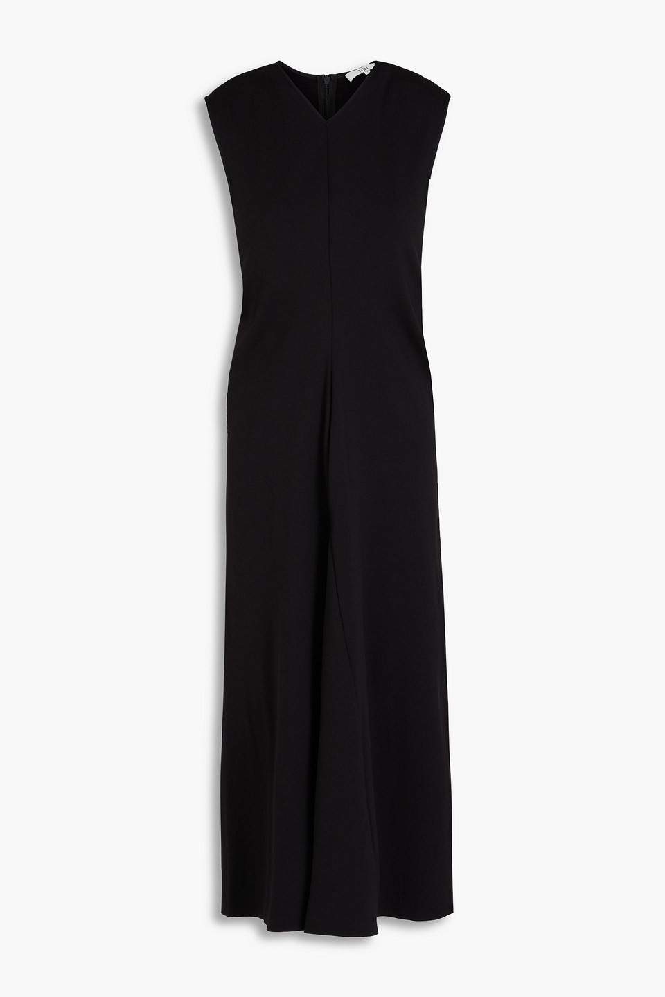 Ruched scuba midi dress