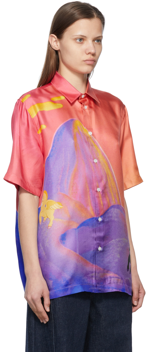 Pink Fantasia Landscape Shirt
