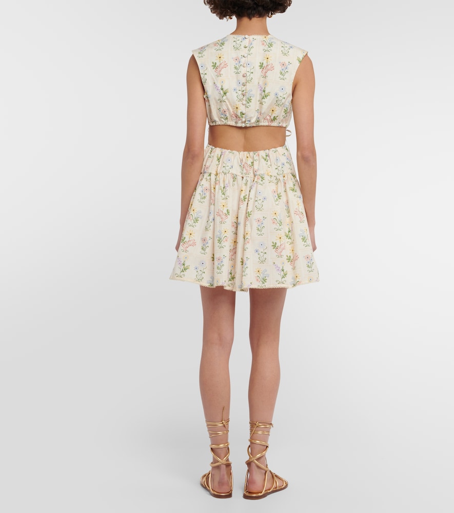 Sucré Pradera cotton poplin minidress