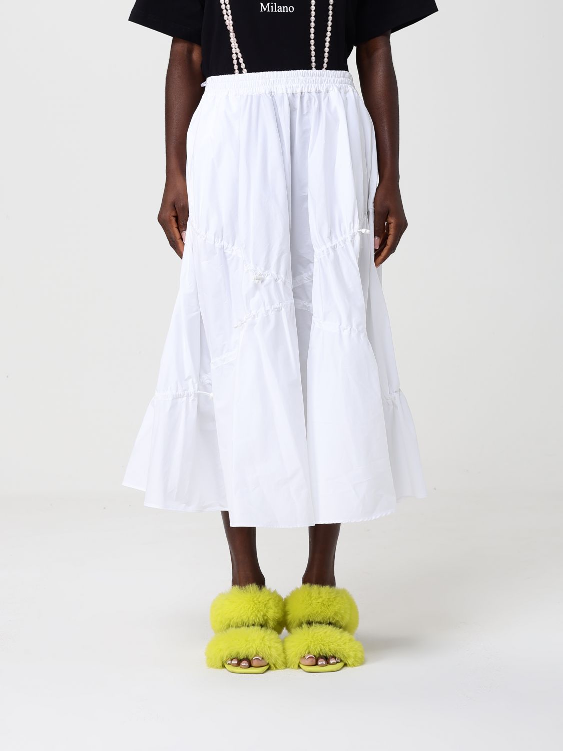 Skirt Woman color White