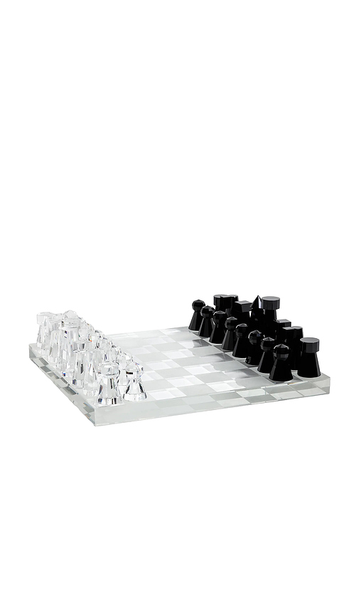 The Favorites Handmade Crystal Chess Set en Black