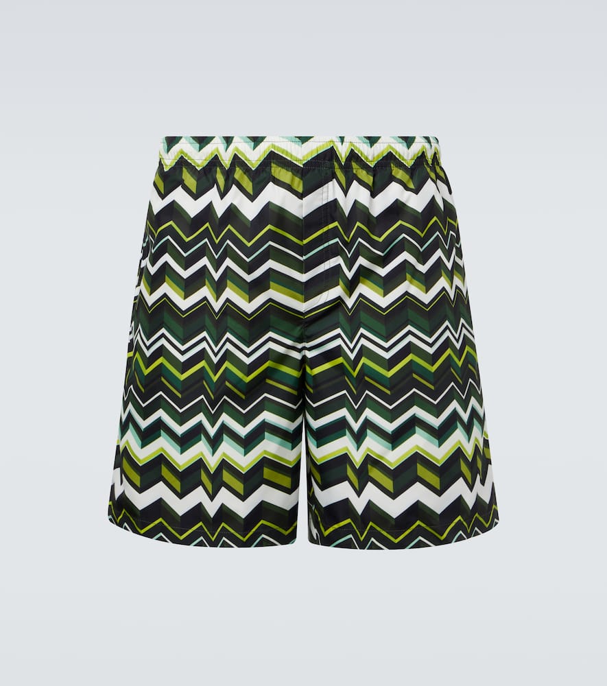 Zigzag swim trunks