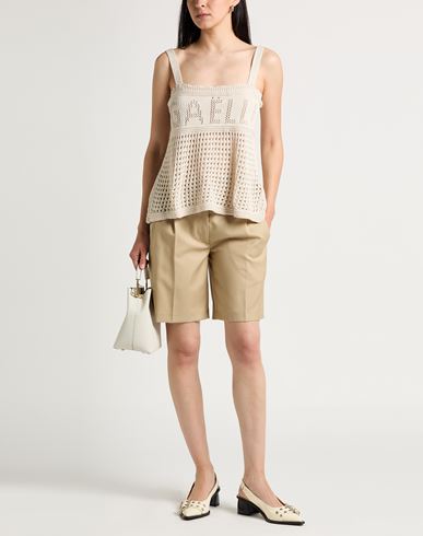 Woman Top Ivory Size 1 Acrylic, Cotton, Metallic fiber