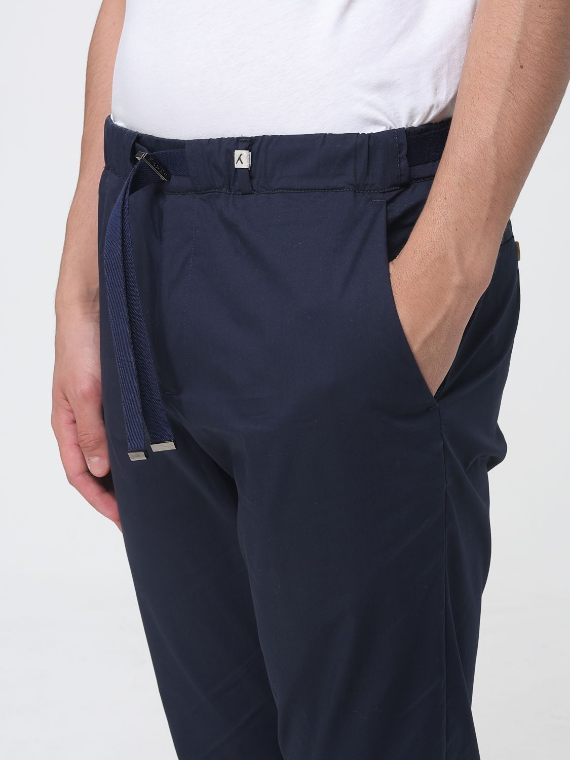 Pants Men color Blue