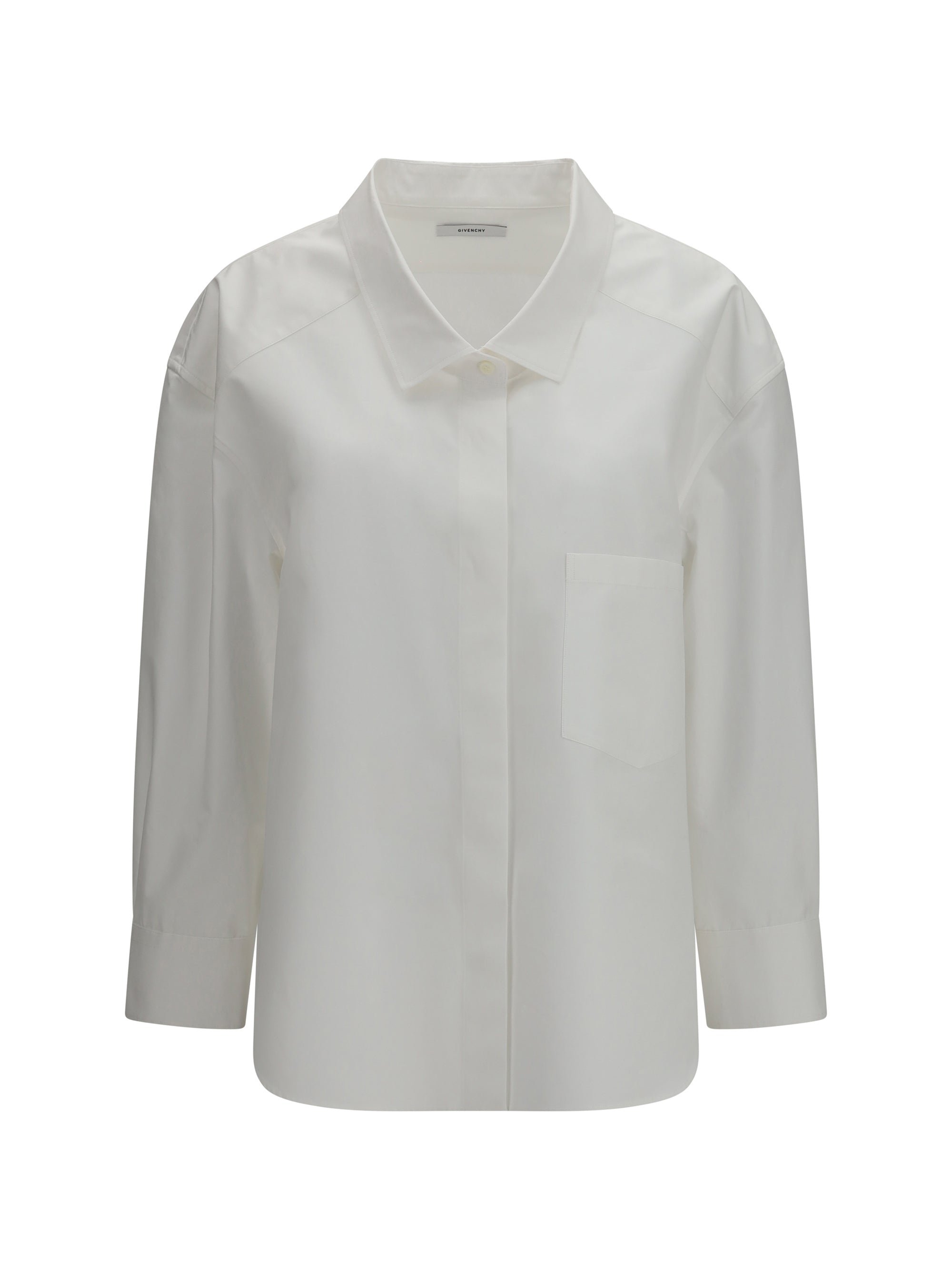 Cotton Poplin Shirt — White