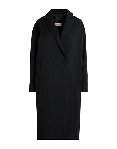 Woman Coat Black Size 4 Polyamide
