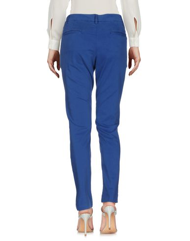 Rossopuro Woman Pants Blue Size 10 Cotton, Elastane