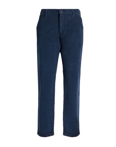 Man Pants Navy Size 28 Cotton, Elastane