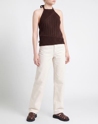 By Daniëlle Cathari Woman Top Brown Size L Cotton