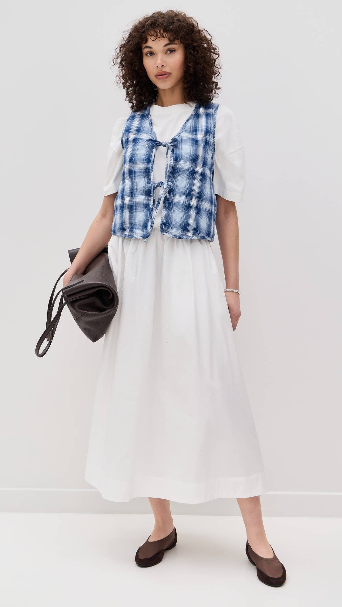 ALIGNE Natalie Skirt White