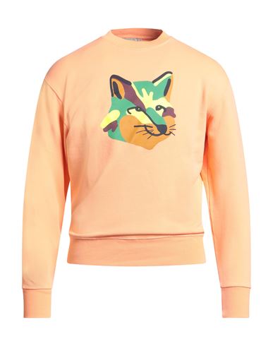 Maison Kitsuné Man Sweatshirt Salmon pink Size XXS Cotton