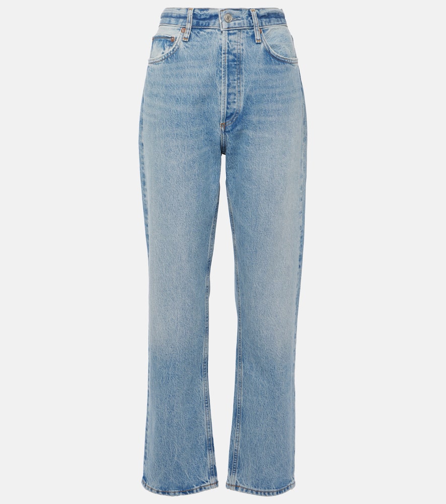 90's Pinch Waist high-rise straight jeans