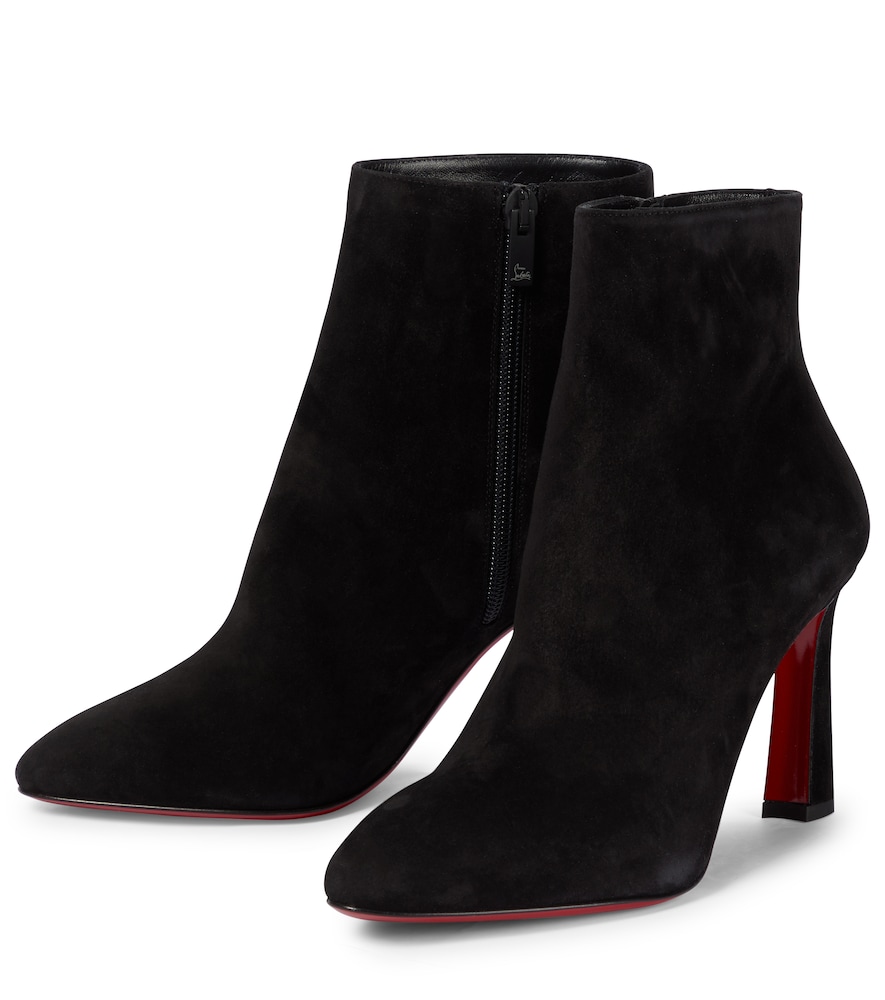 Christian Louboutin Eleonor 85 suede ankle boots