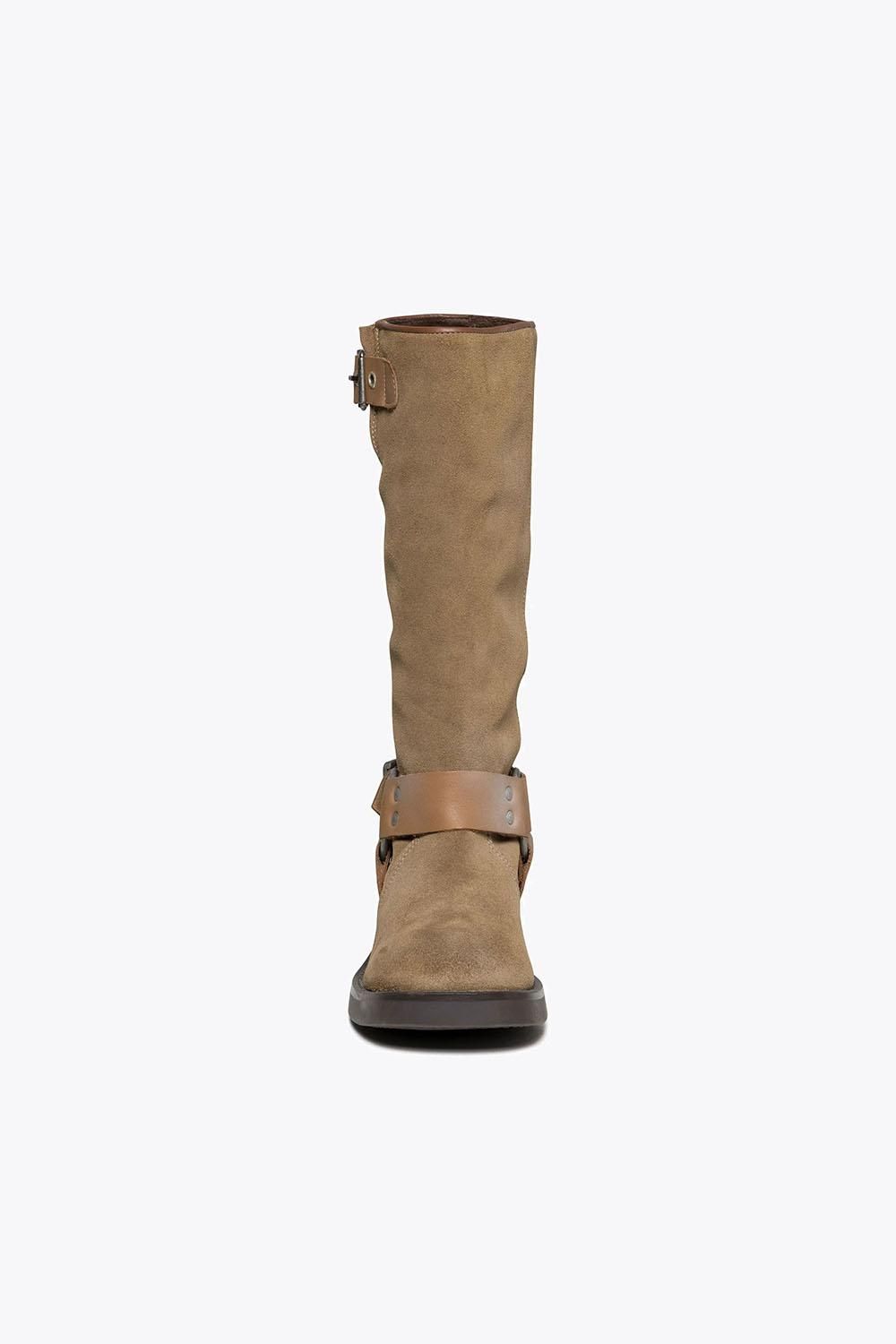 Steve Madden 'beau Tbn' Suede Boots In Taupe
