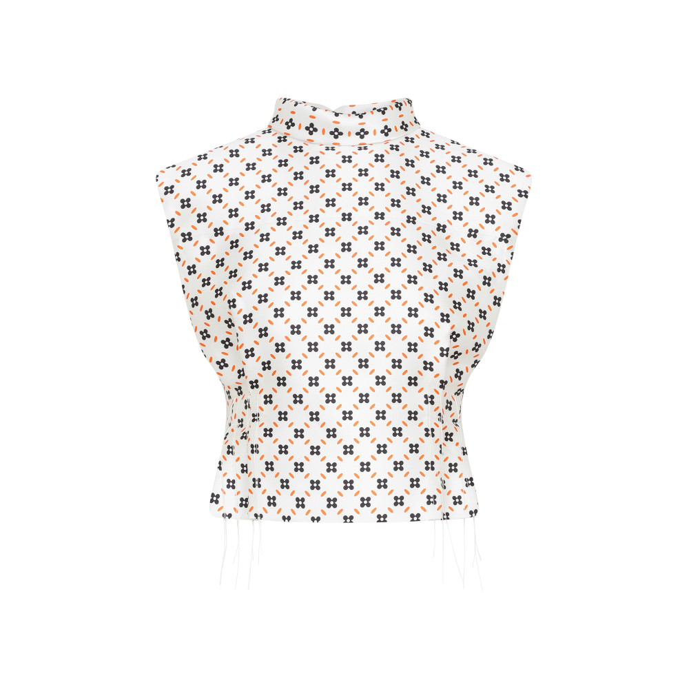 Cropped Sleeveless Top