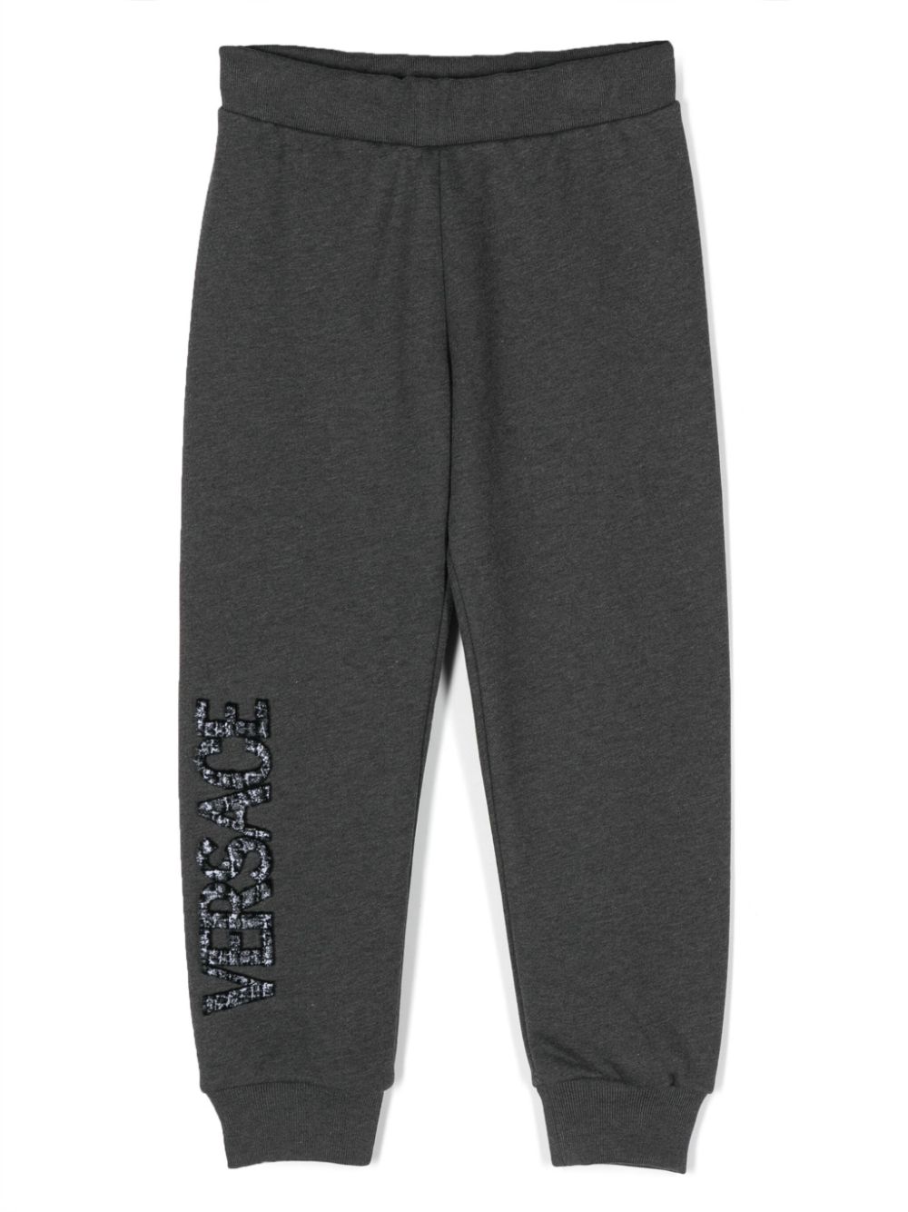 Logo-appliqué track pants - Grey