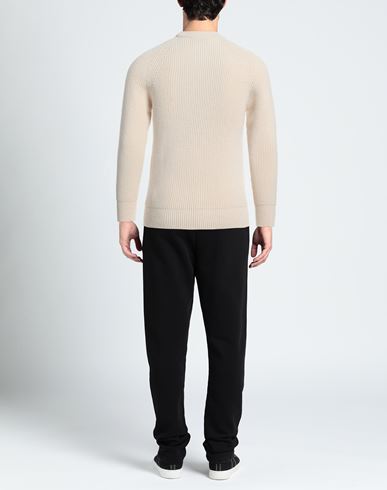 Man Sweater Cream Size 38 Merino Wool, Polypropylene