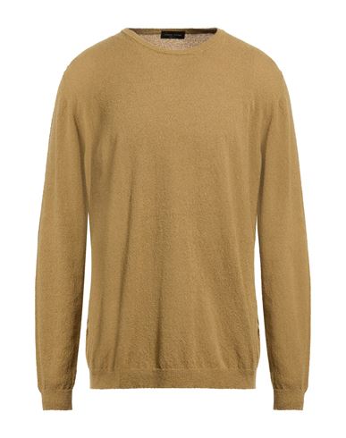 Man Sweater Khaki Size 44 Cotton, Nylon, Elastane