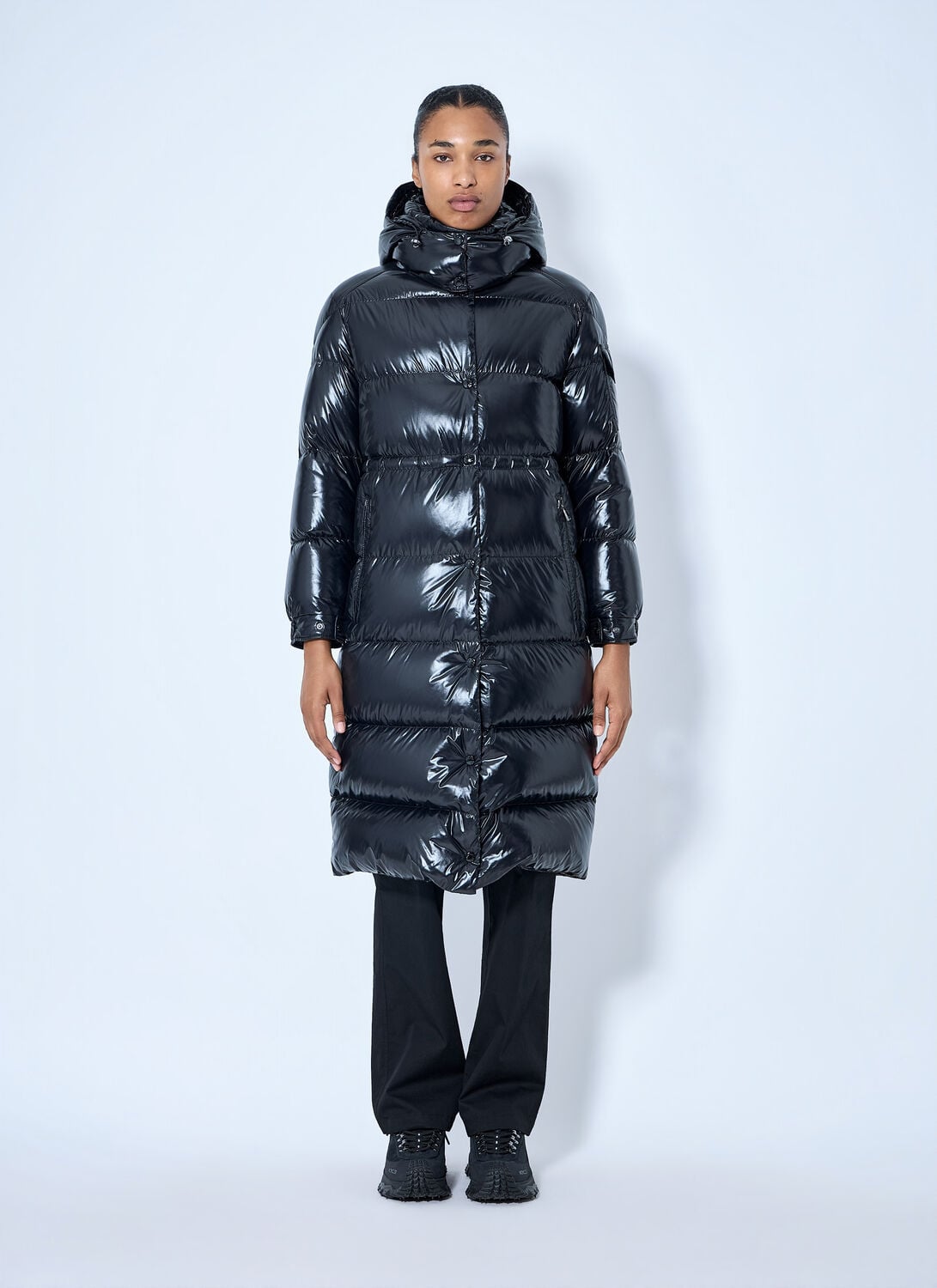 Cavettaz Hooded Long Down Jacket