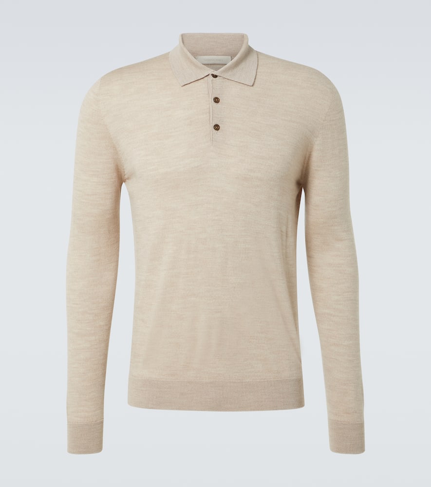 Saman Amel Allen wool polo sweater