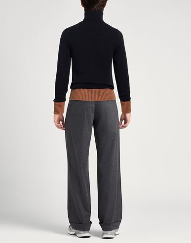 Man Turtleneck Midnight blue Size 36 Wool, Acrylic, Alpaca wool