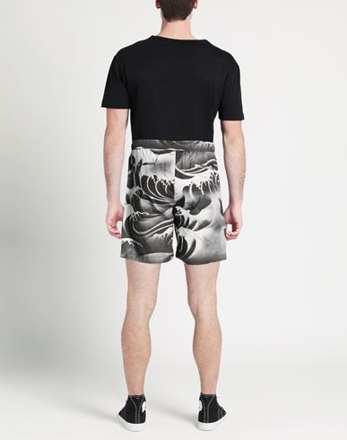 Man Shorts & Bermuda Shorts Charcoal Size 34 Cotton