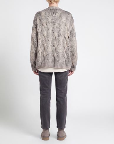 Woman Cardigan Grey Size M Polyester, Wool, Acrylic