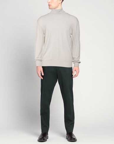 Man Turtleneck Light grey Size 3XL Virgin Wool