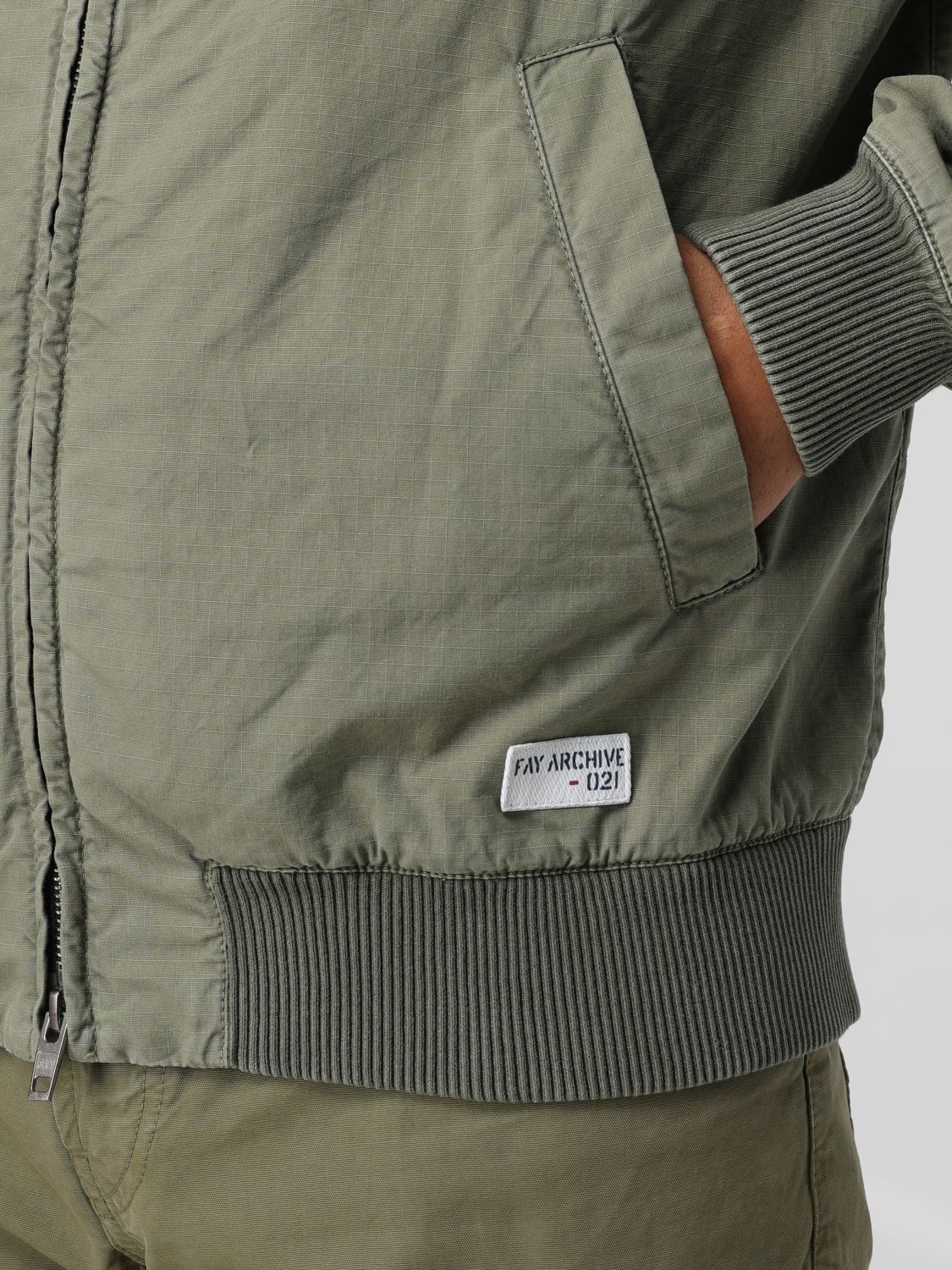 Jacket Men color Green