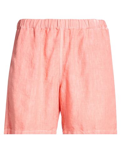 Man Shorts & Bermuda Shorts Salmon pink Size 32 Linen
