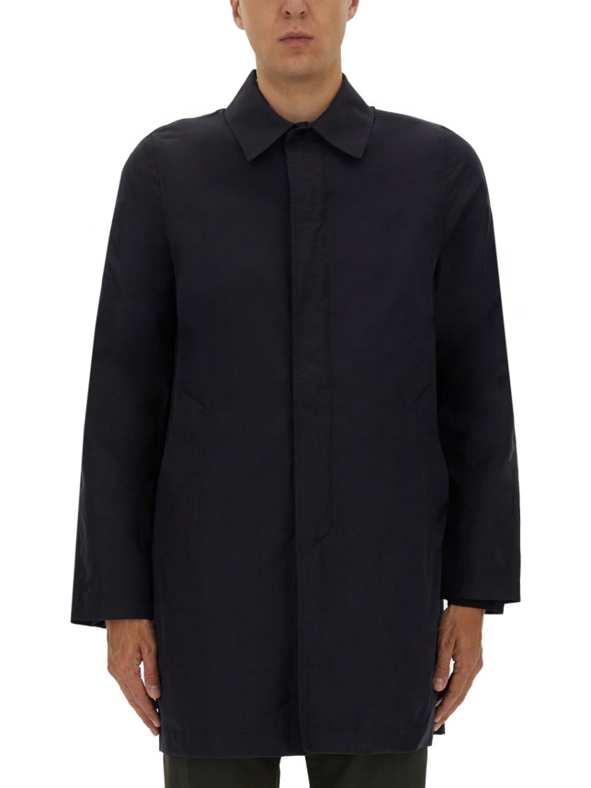 Dark Blue Waterproof Coat