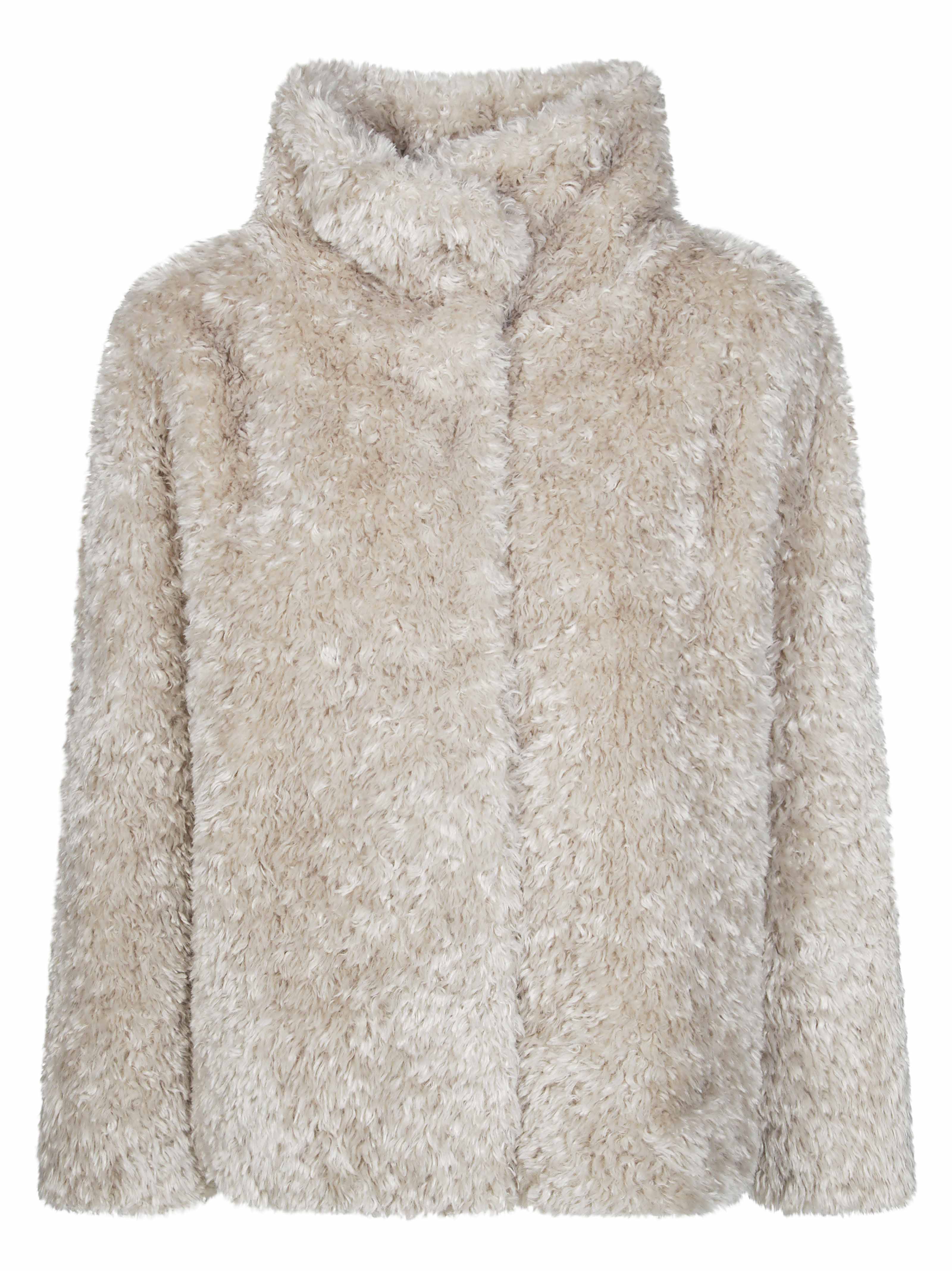 Women's Soft Faux Fur Overcoat