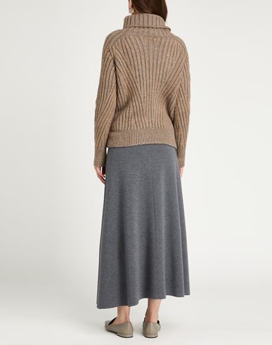 Woman Turtleneck Sand Size 4 Acrylic, Mohair wool, Polyamide, Polyester
