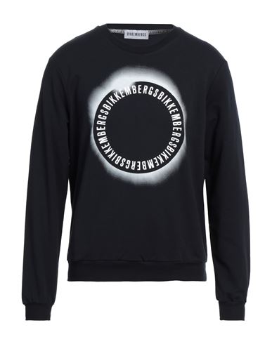 Bikkembergs Man Sweatshirt Midnight blue Size 38 Cotton