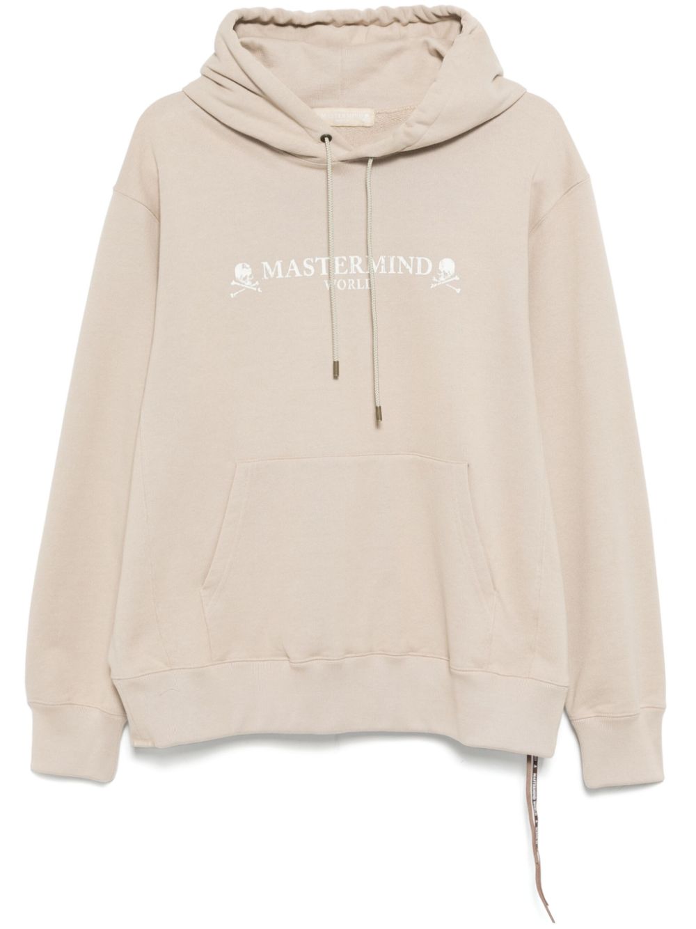 Logo-print hoodie - Brown