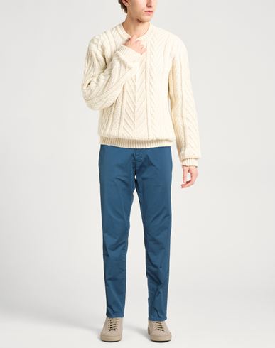 Man Pants Blue Size 29 Cotton, Elastane