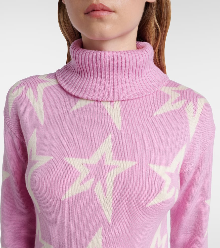 Star Dust wool turtleneck sweater