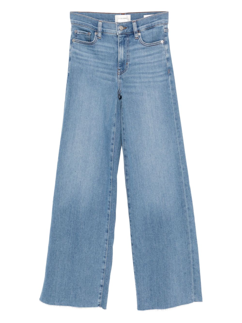 Le Slim Palazzo Jeans — Blue
