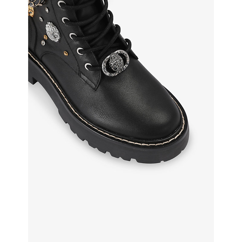 Womens Matilda Eagles Leather Ankle Boots