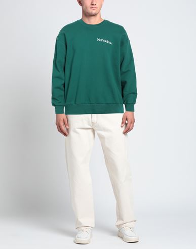 Man Sweatshirt Emerald green